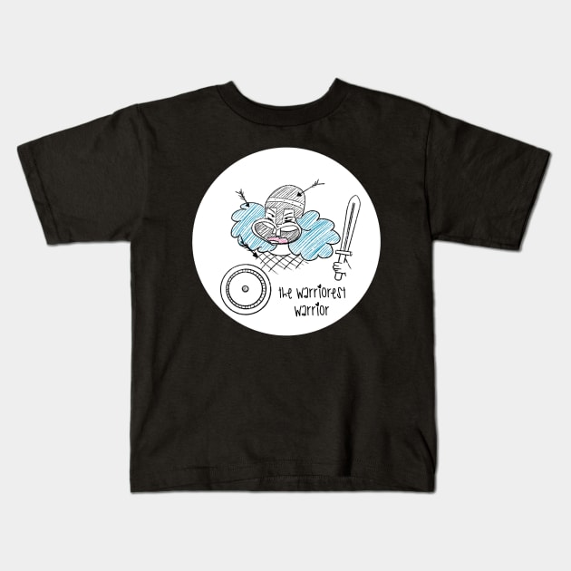 The Warriorest Warrior / Magical Feminism Kids T-Shirt by nathalieaynie